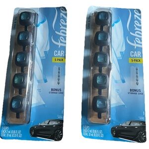 Febreze Car Air Freshener 5-Pack - Black and Blue